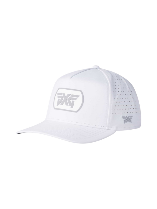 PXG Dog Tag Snapback / White