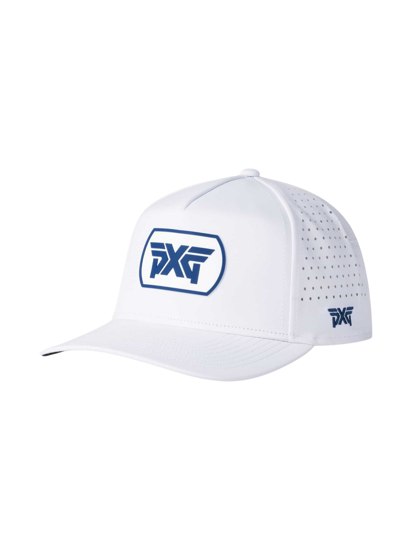 PXG Dog Tag Snapback / White & Navy