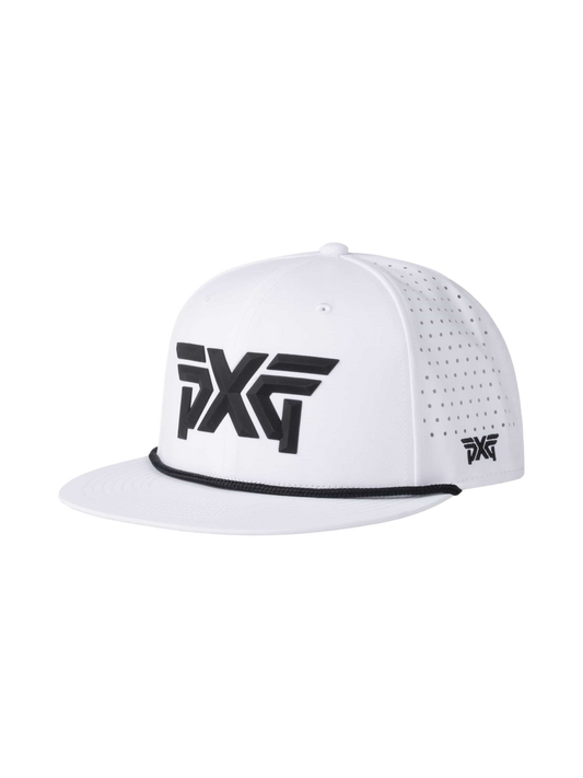 PXG High Crown Snapback / White