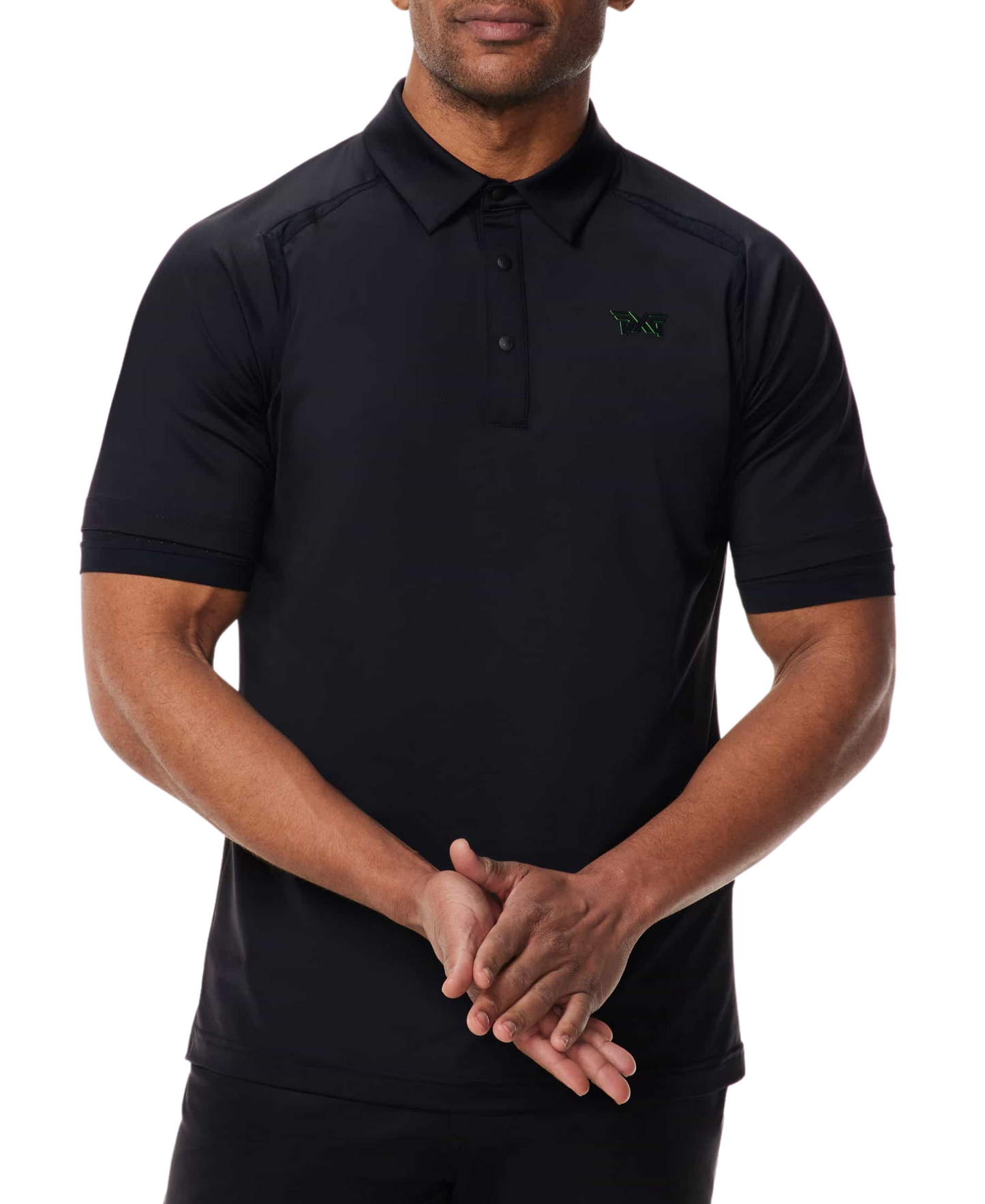 PXG Men's CF Fleet Black Polo