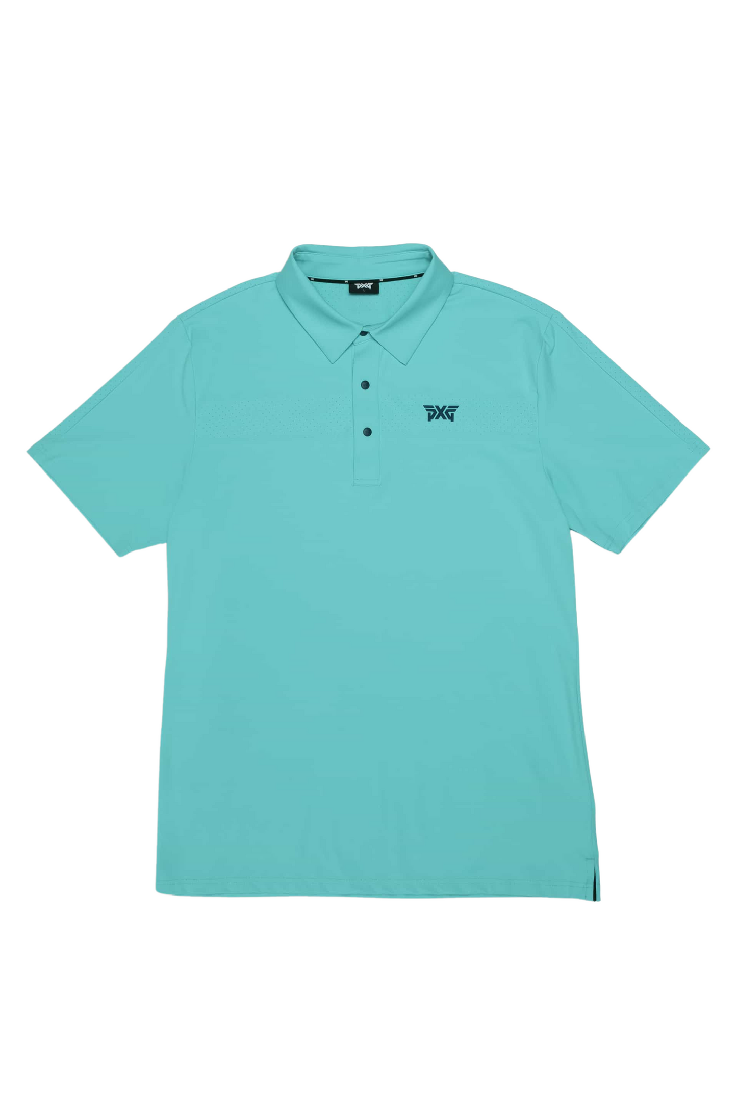 PXG Men's AF Perforated Panel Dark Azure Polo