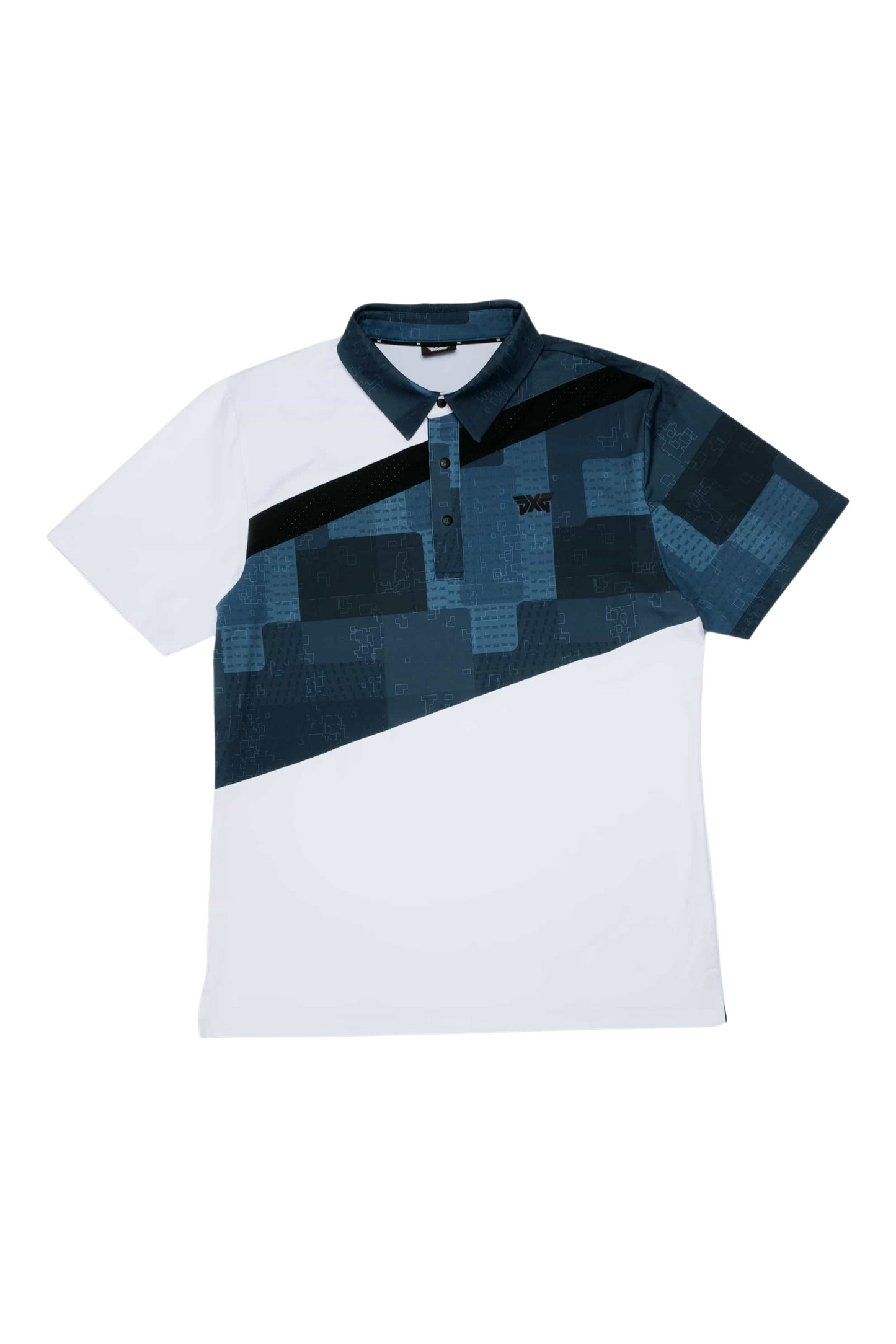 PXG Men's AF Grid Digital Camo White Polo