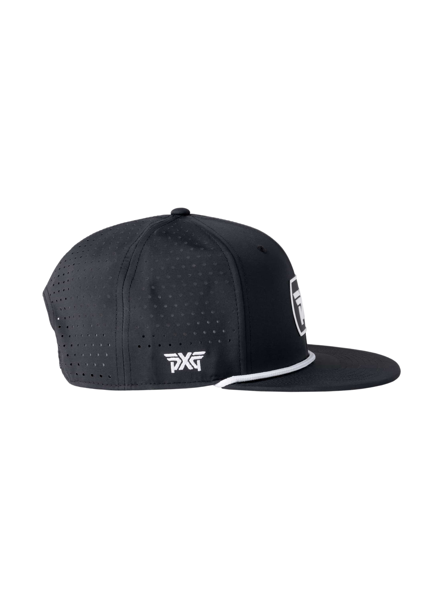 PXG Dog Tag High Crown Snapback / Black & White
