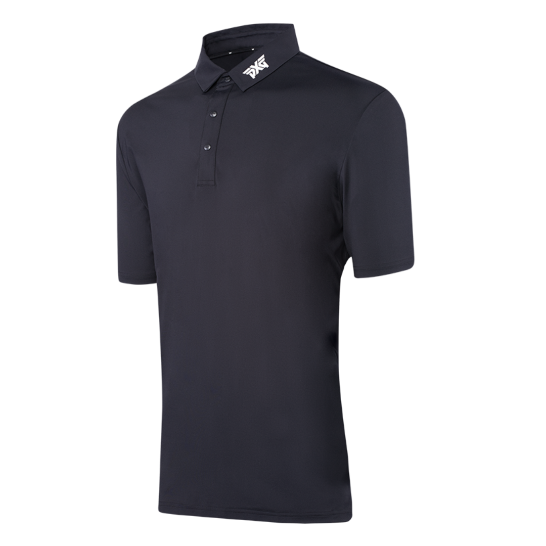 PXG Men's AF BP Signature Black Polo