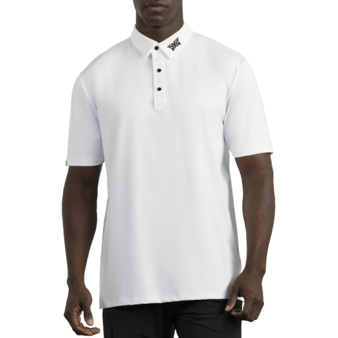 PXG Men's AF BP Signature White Polo