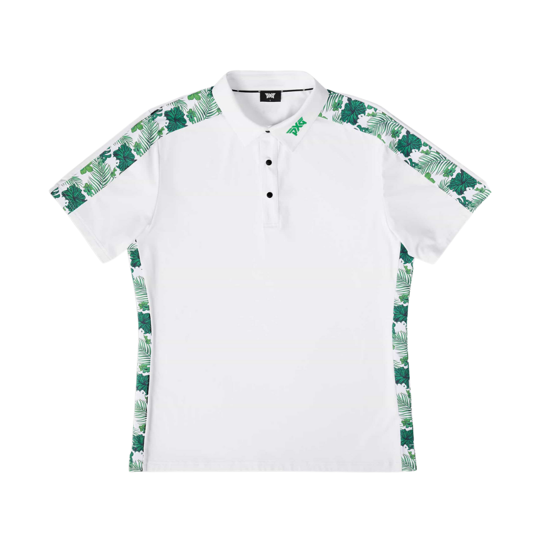 PXG Men's AF SS Aloha 23 White Polo