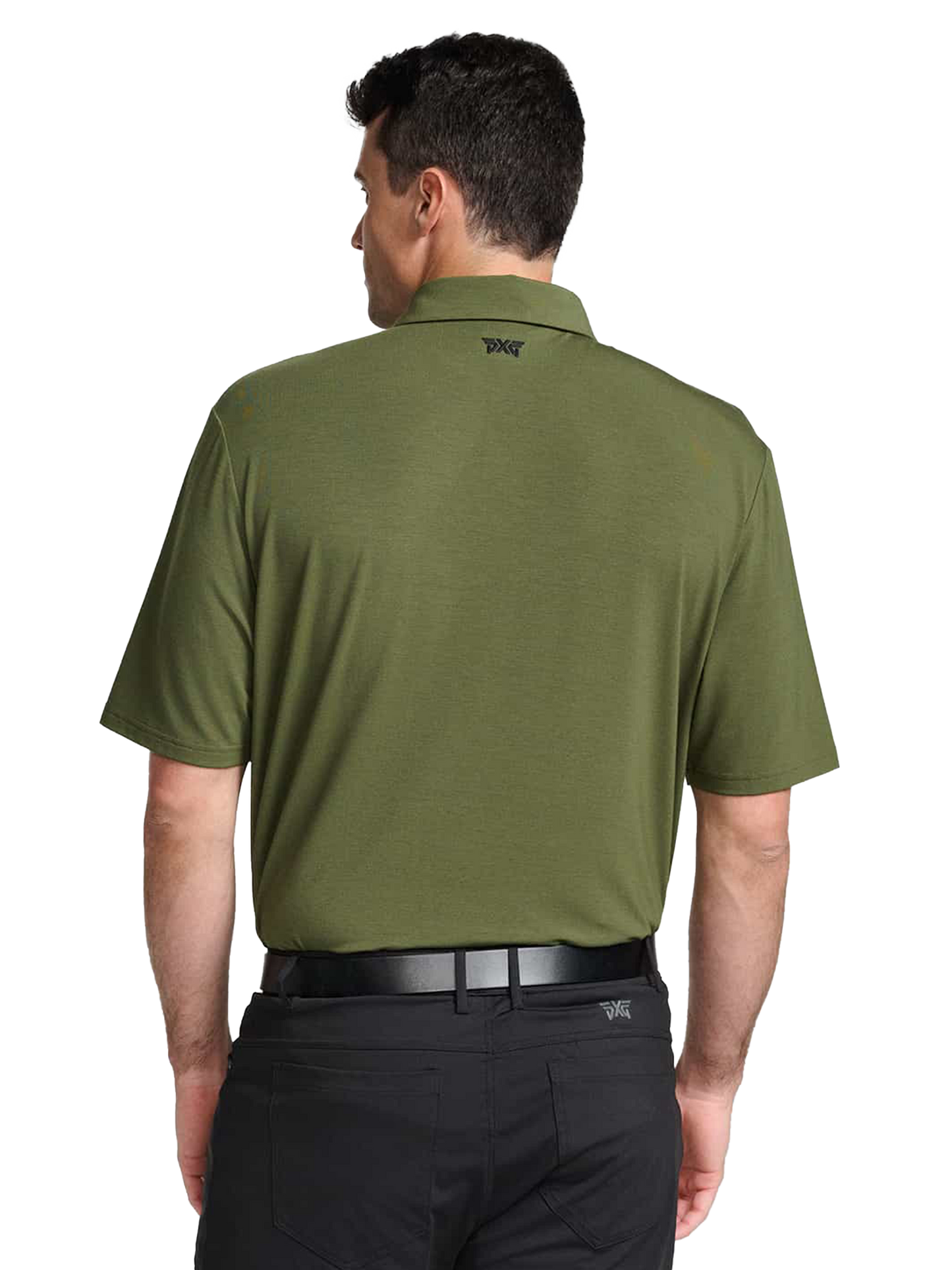 PXG Men's CF Tour Modal Hunter Green Polo