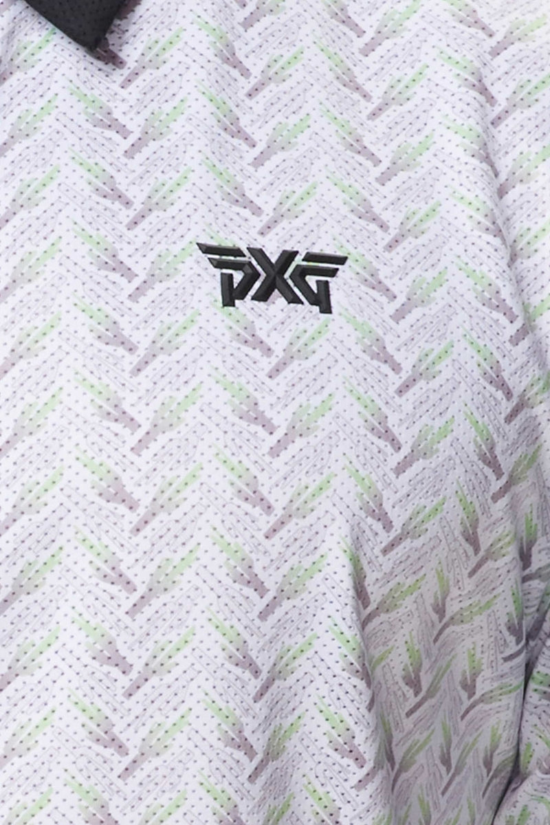 PXG Men's AF Saguaro Perforated White Polo