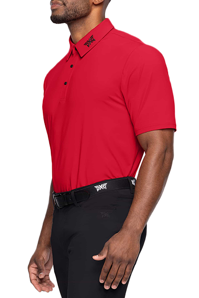 PXG Men's CF BP Signature Red Polo