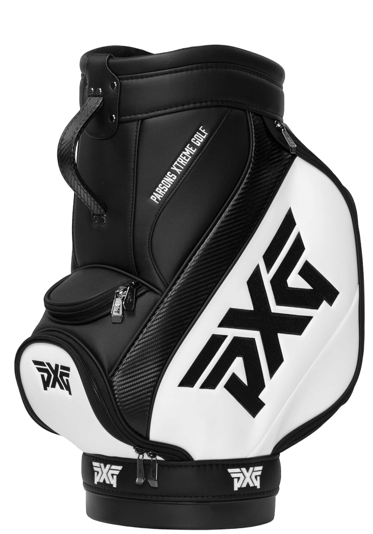 PXG Den Caddy Bag - Black/White