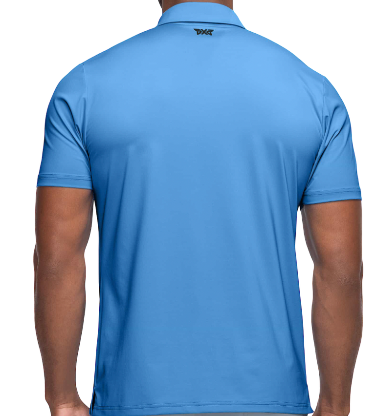 PXG Men's AF BP Signature Blue Polo