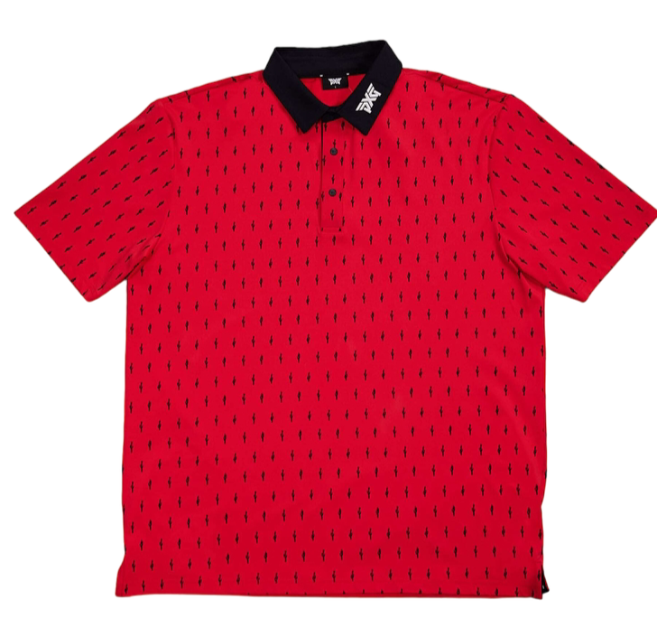 PXG Men's AF Cactus Red Polo