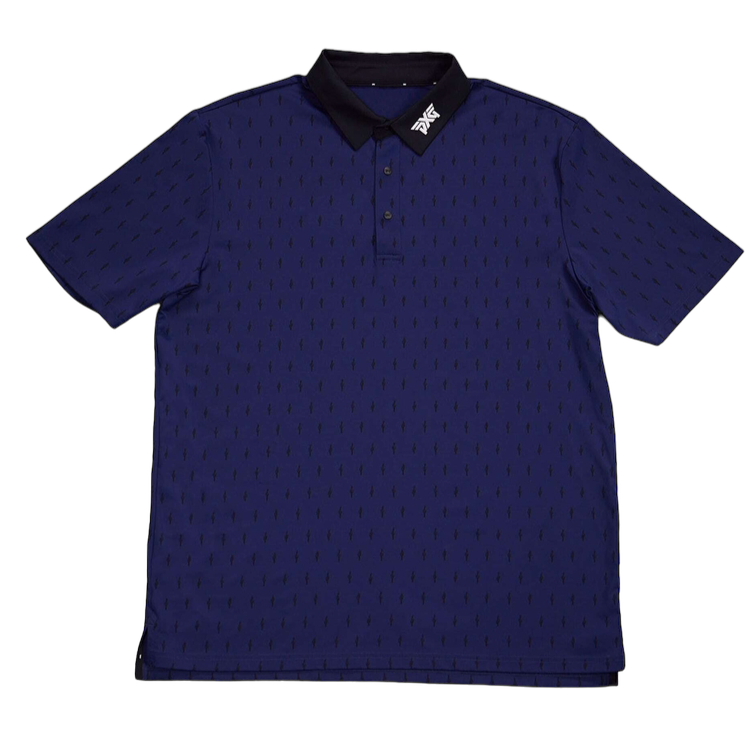 PXG Men's AF Cactus Navy Polo