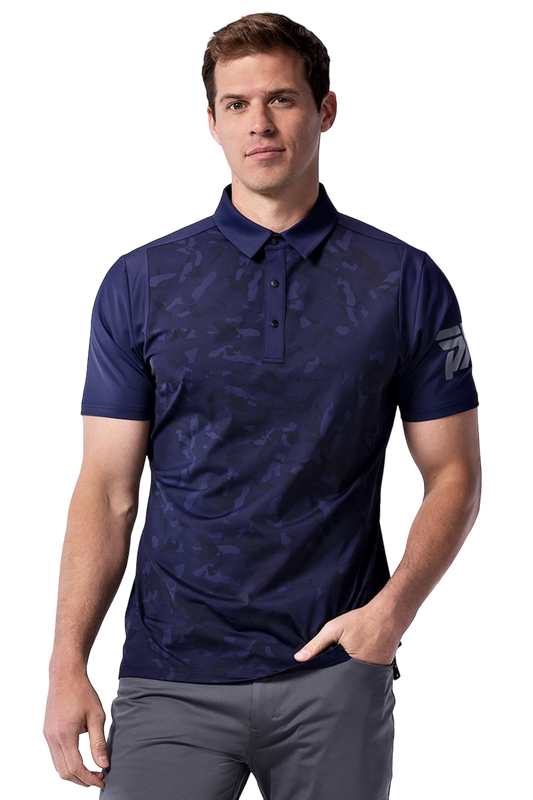 PXG Men's AF Fairway Camo Navy Polo