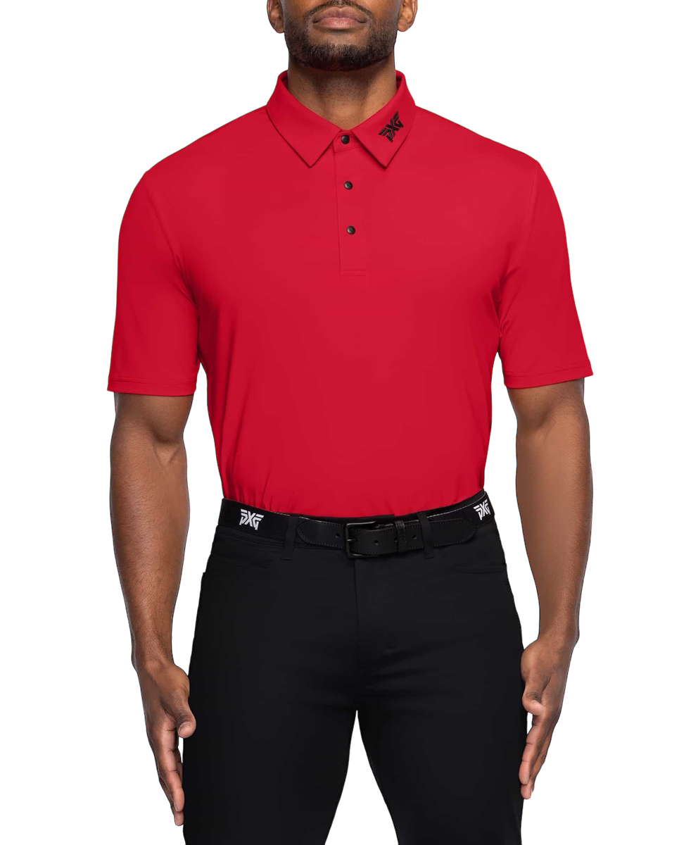 PXG Men's AF BP Signature Red Polo