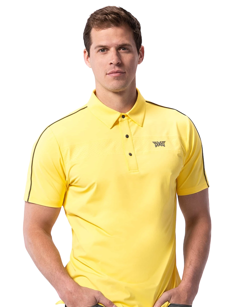 PXG Men's AF Stripe Sunshine Polo