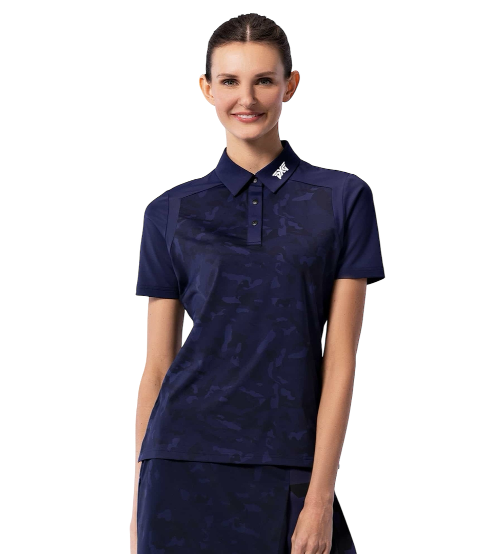PXG Women's FW Camo Navy Polo