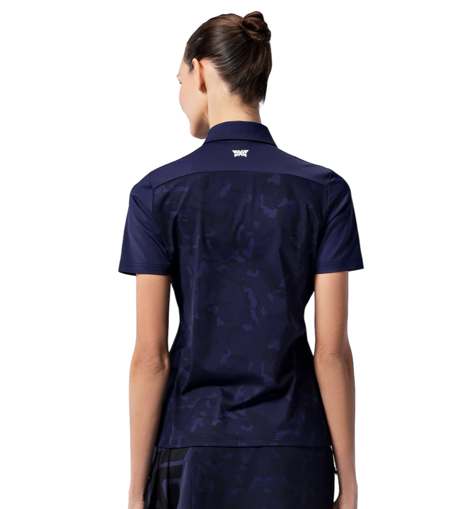 PXG Women's FW Camo Navy Polo