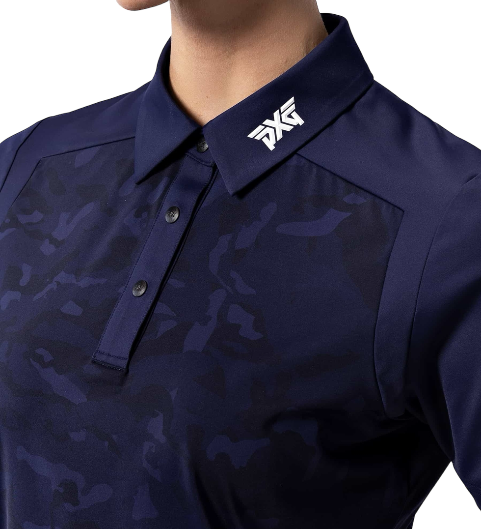 PXG Women's FW Camo Navy Polo