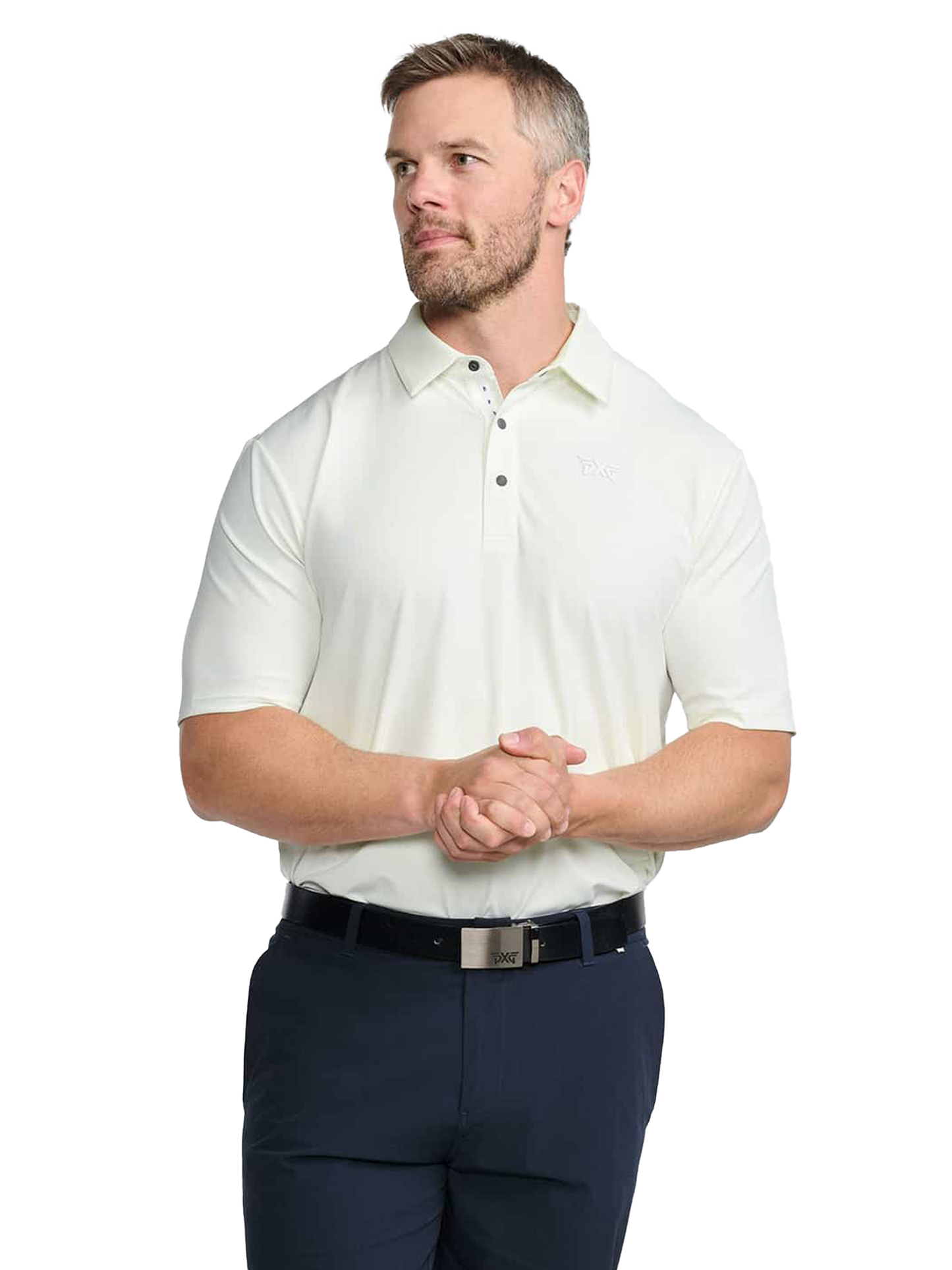 PXG Men's CF Sport Pique White Polo
