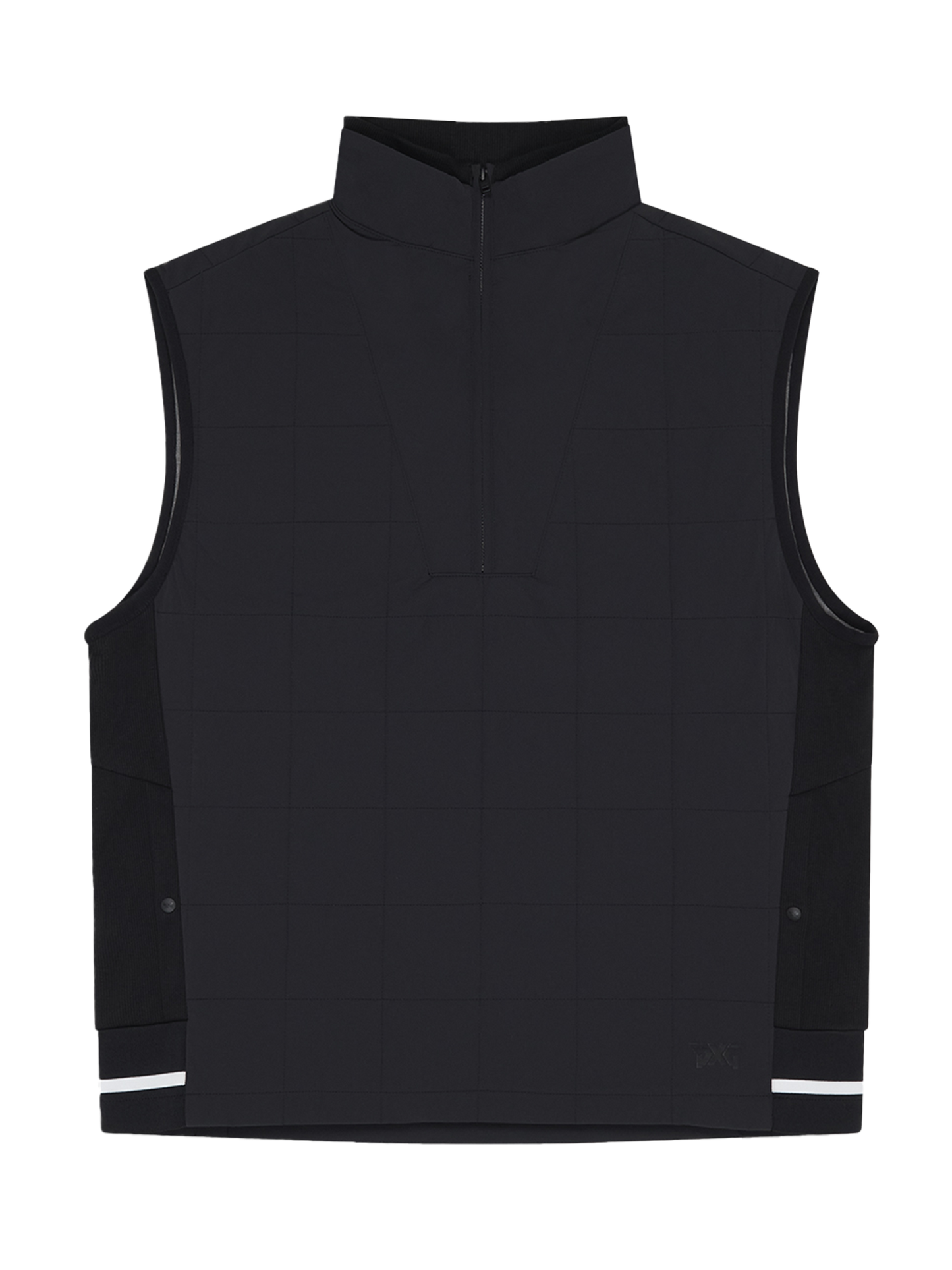 PXG Men's 1/2 Zip Quilted Black Vest