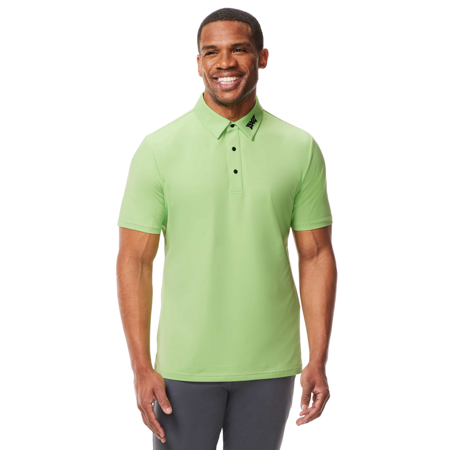 PXG Men's AF BP Signature Green Polo
