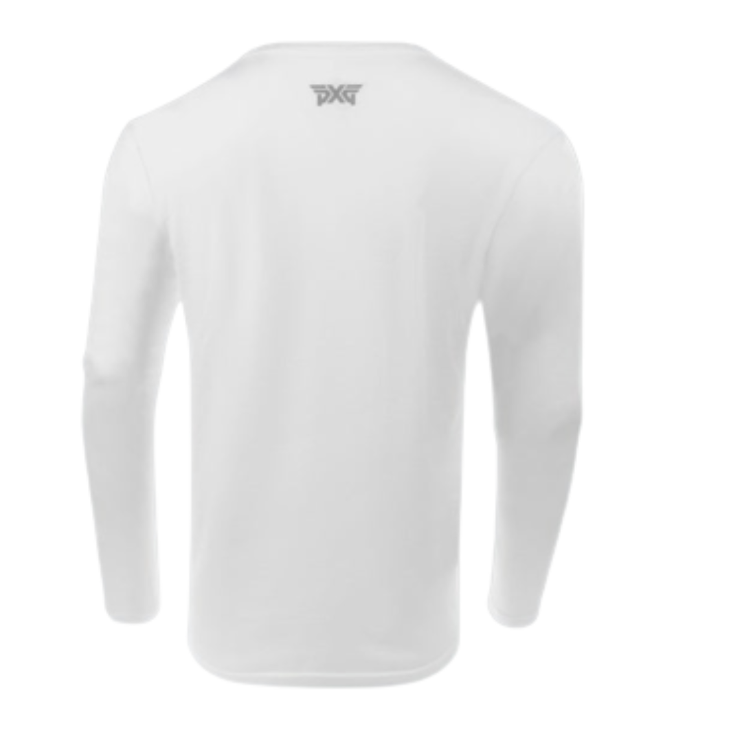 PXG Men's LS Standard Logo T Shirt White