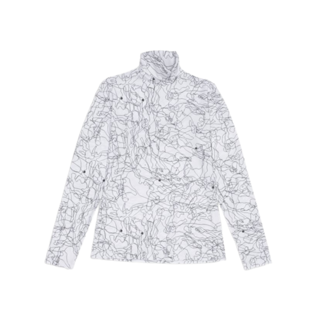 PXG Women's Outline LS White Top