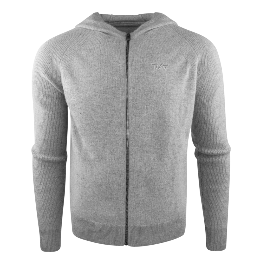 PXG Men's Cashmere Gray Full Zip Hoodie
