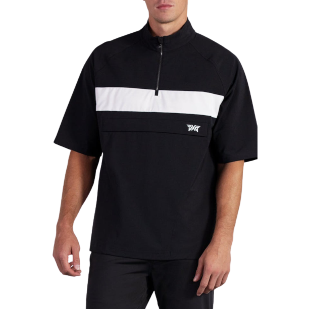 Men's SS Anorak Jacket Black - PXG MEXICO