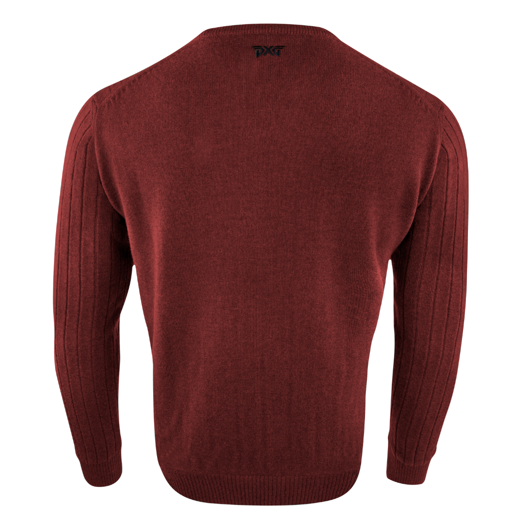 PXG Men's Knit Neck Red Sweater