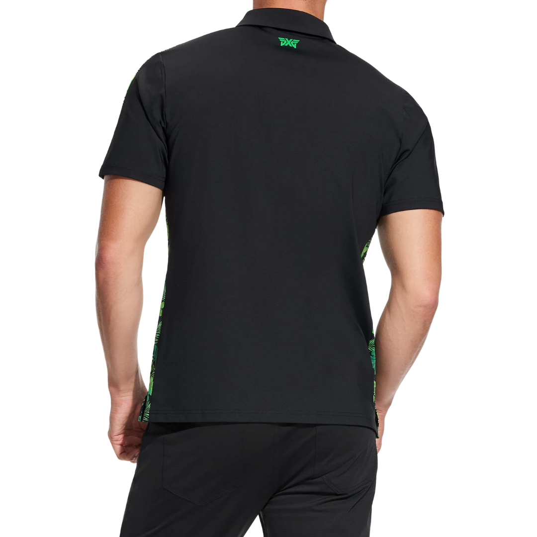 PXG Men's AF SS Aloha 23 Black Polo