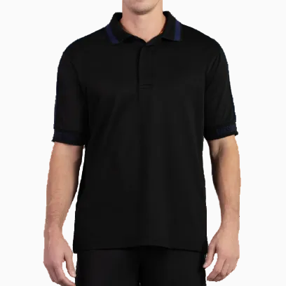 PXG Men's CF Wide Placket Black Polo