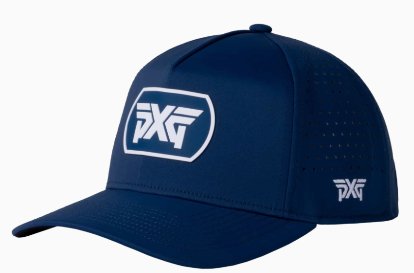 PXG Dog Tag Snapback / Navy & White