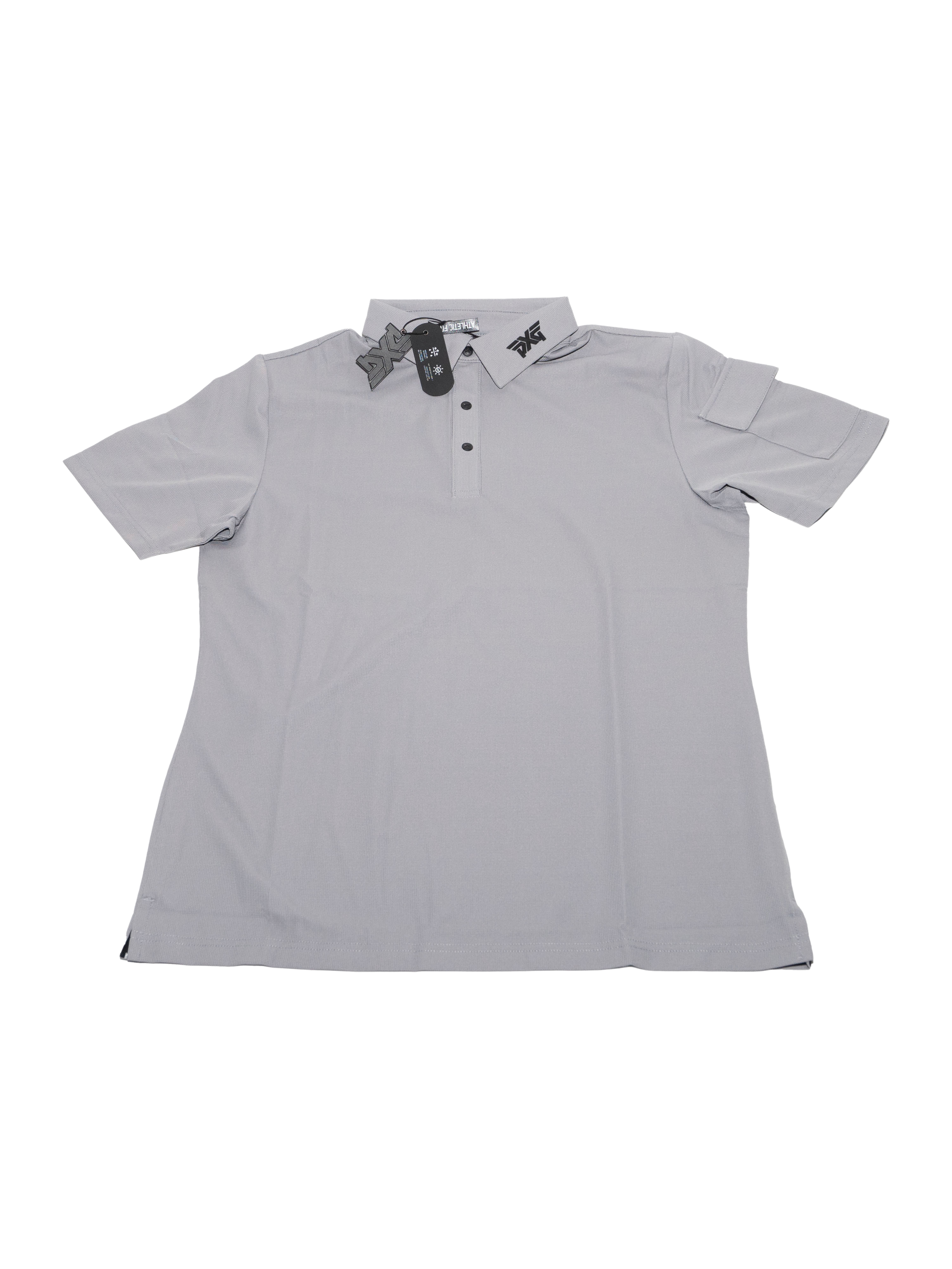 PXG Men's AF SS Gray Polo