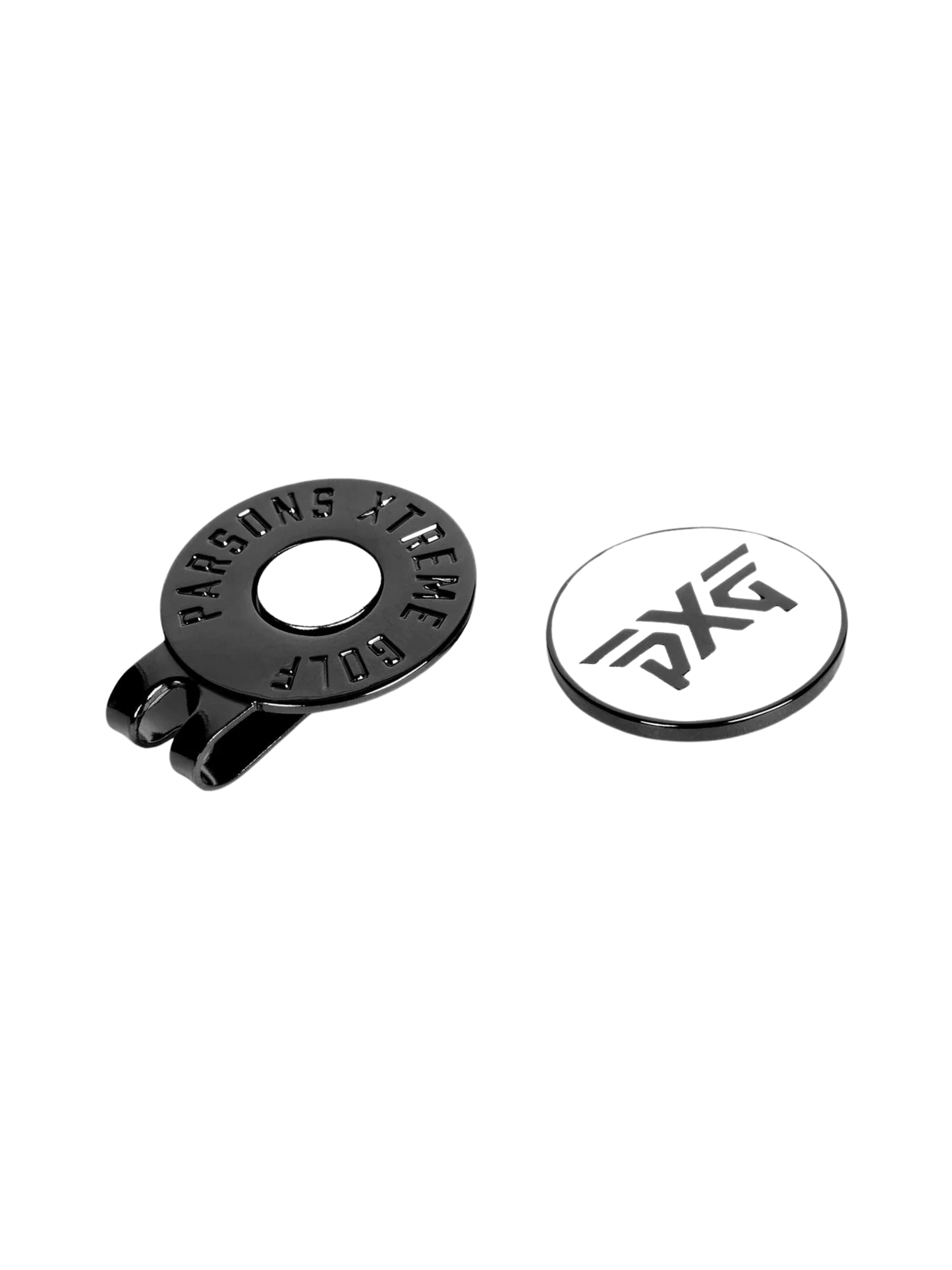 PXG Magnetic Ball Marker & Cap Clip - Black/White