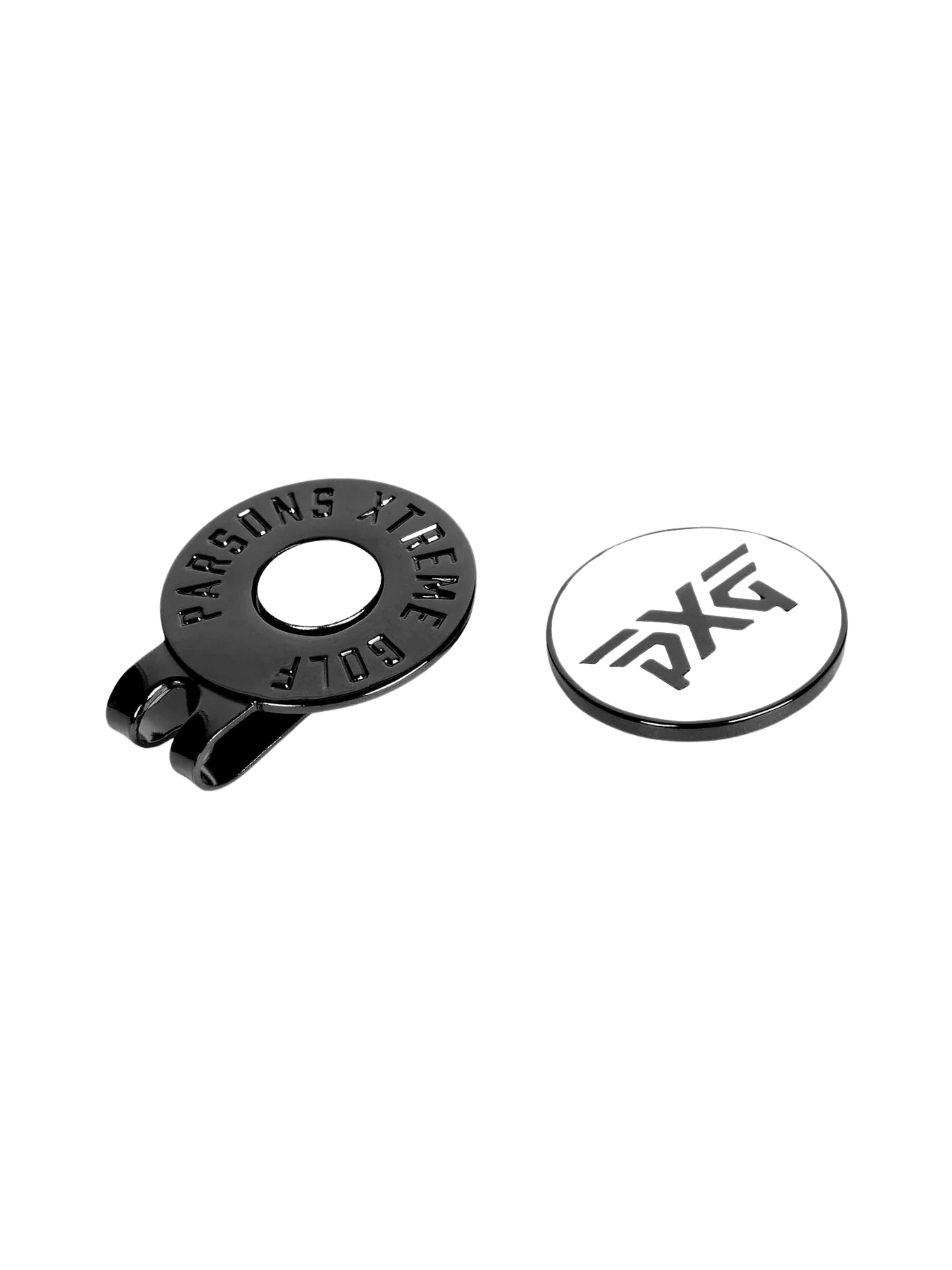 PXG Magnetic Ball Marker & Cap Clip - Black/White