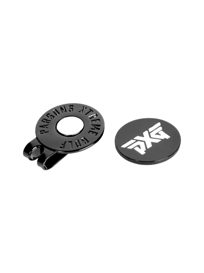 PXG Magnetic Ball Marker & Cap Clip - Black/White
