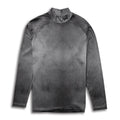PXG Men's Smoking Print LS Gray Mock Neck