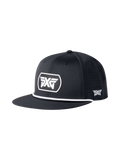 PXG Dog Tag High Crown Snapback / Black & White