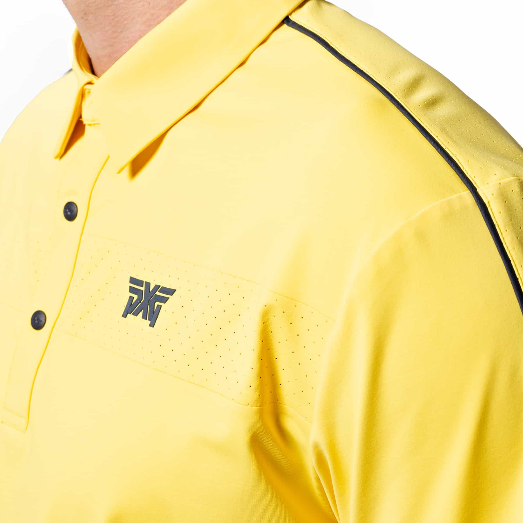 PXG Men's AF Stripe Sunshine Polo