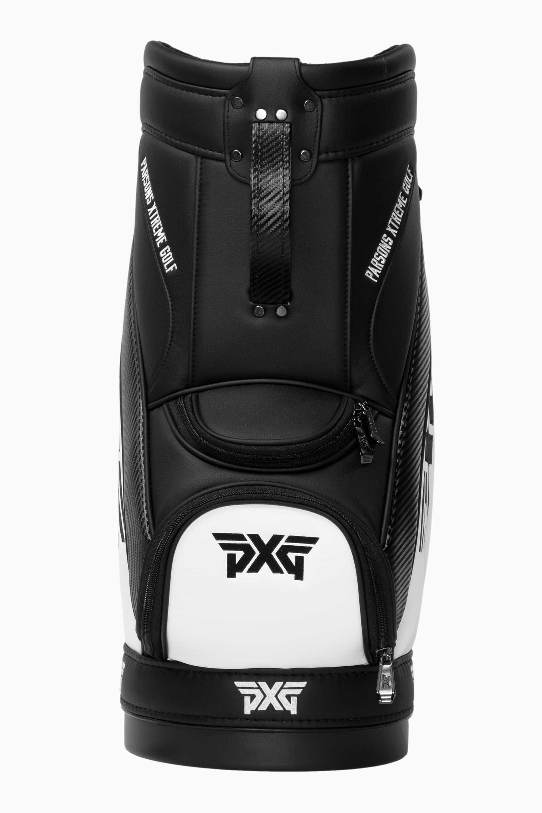 PXG Den Caddy Bag - Black/White