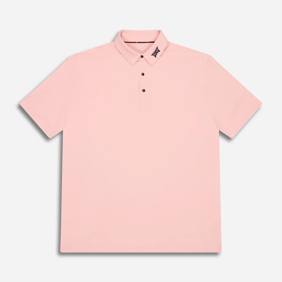 PXG Men's CF Tour Performance Championship Rose Polo