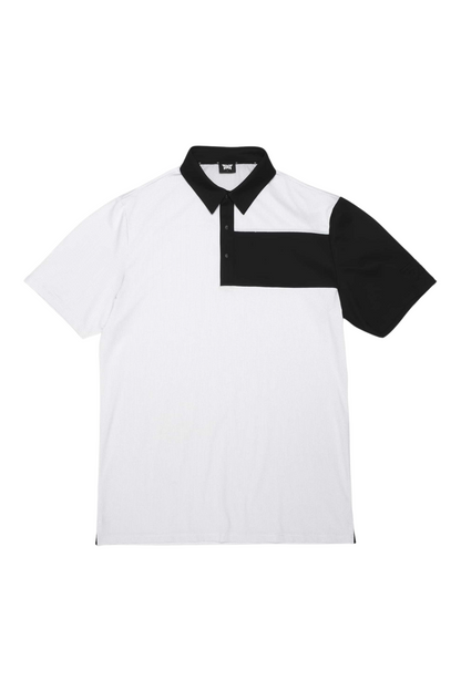 PXG Men's AF Chest Block White Polo