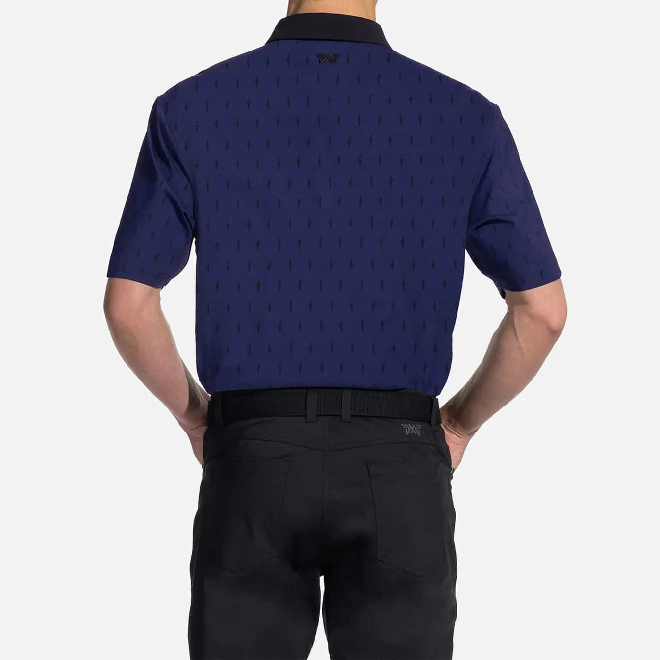 PXG Men's AF Cactus Navy Polo