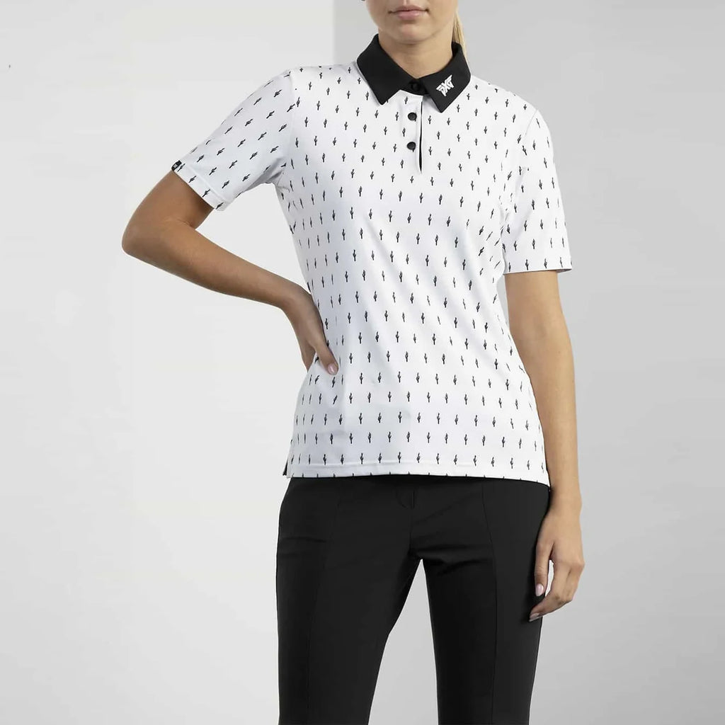 PXG Women's Cactus White Polo
