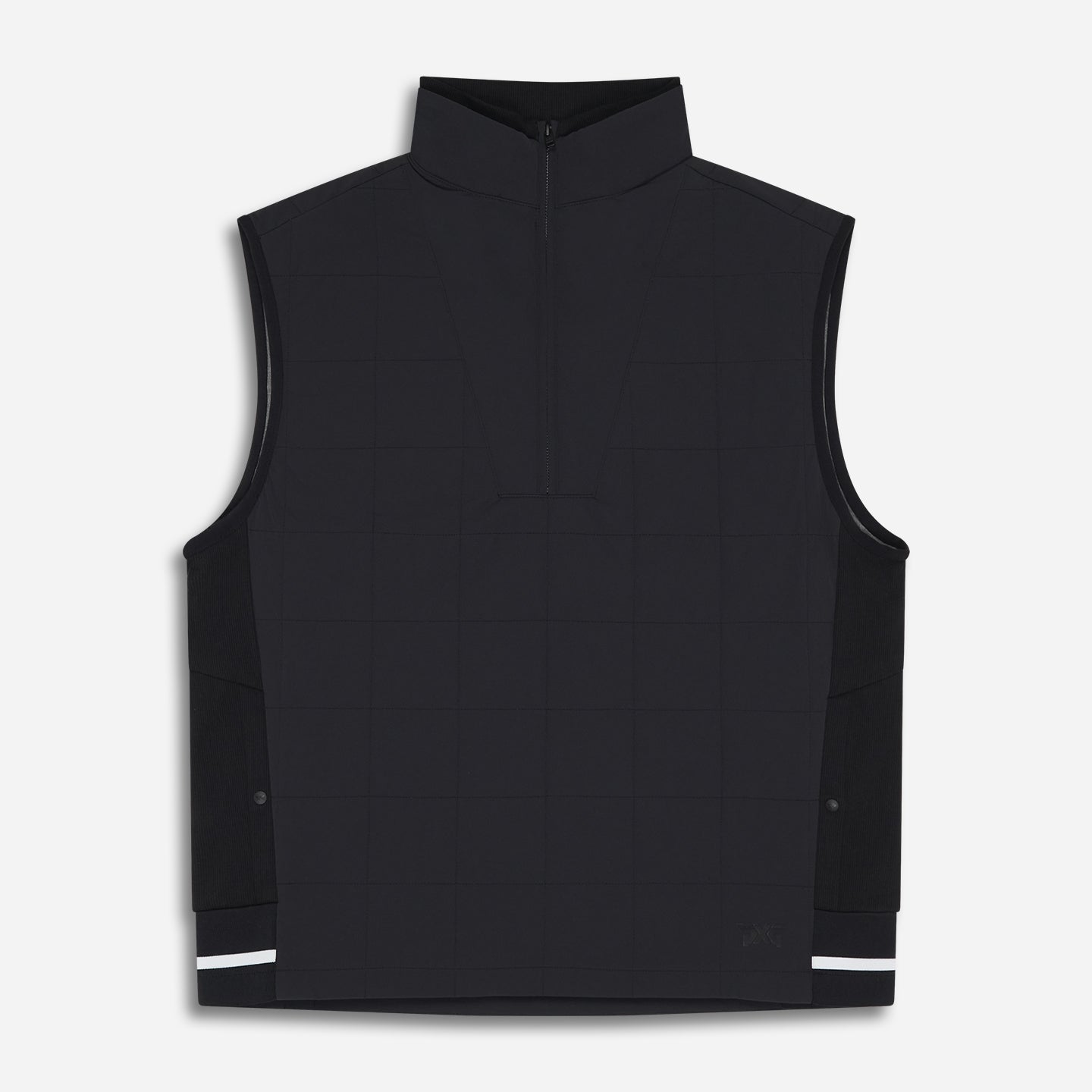 PXG Men's 1/2 Zip Quilted Black Vest