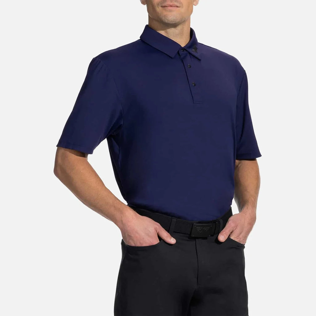 PXG Men's AF BP Signature Navy Polo