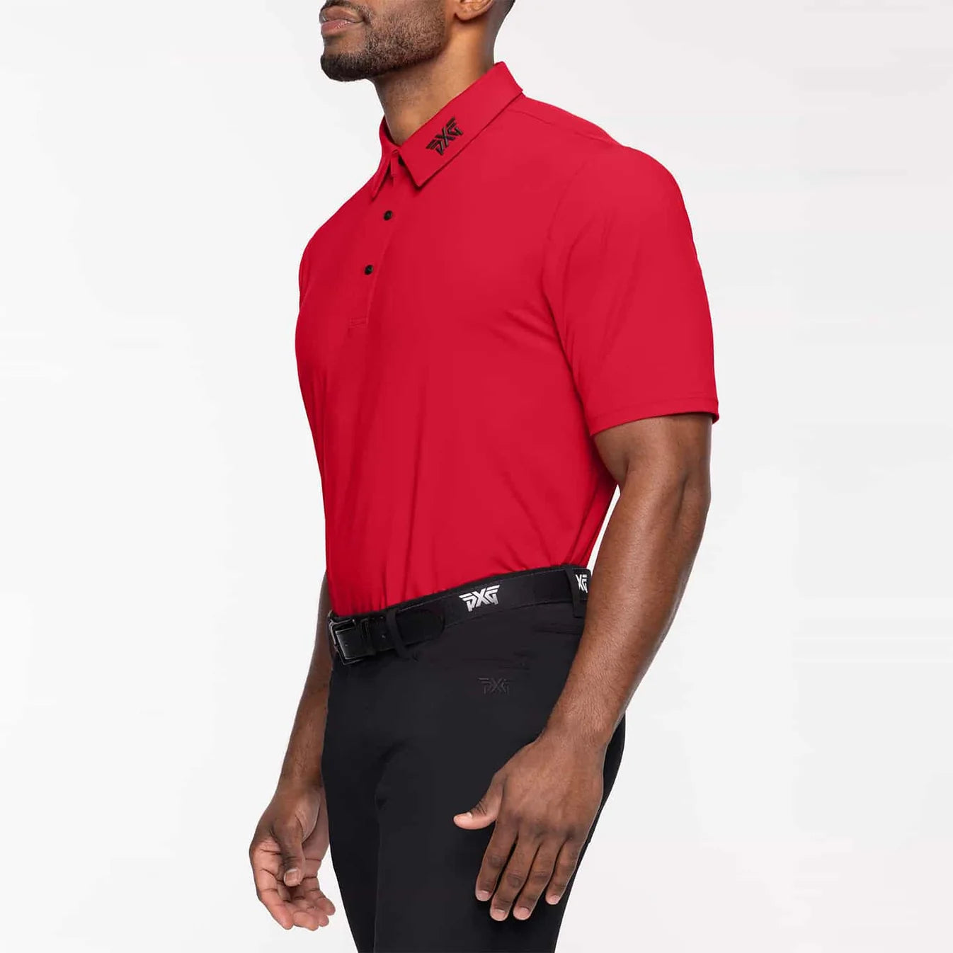 PXG Men's AF BP Signature Red Polo