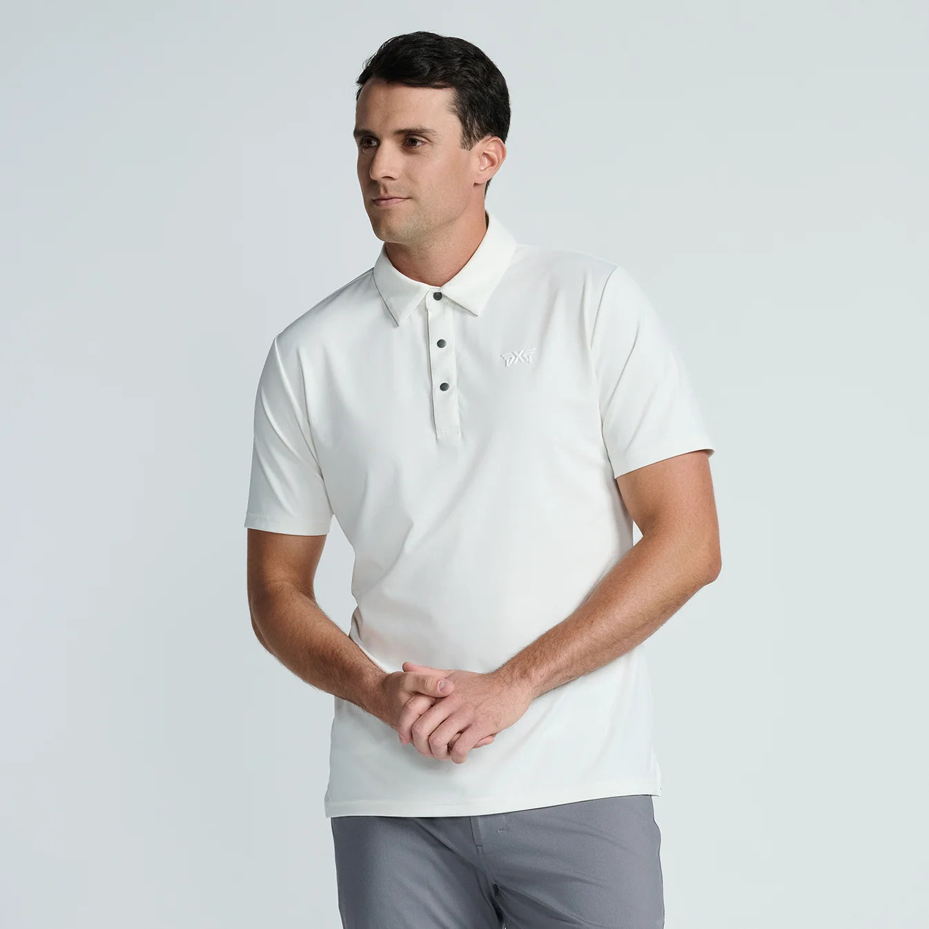 PXG Men's CF Sport Pique White Polo